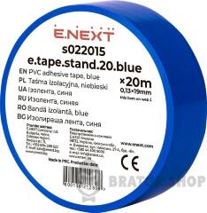 Ізолента e.tape.stand.20.blue, синя (20м)