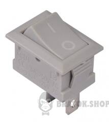 KCD1-101 Grey/Grey Перемикач 1 клав. сірий