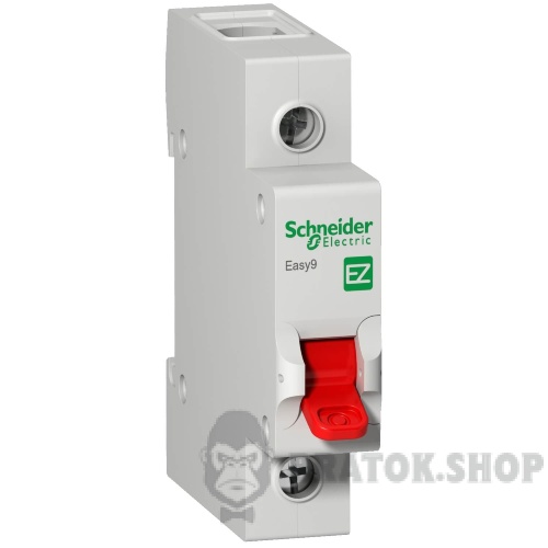 Рубильник вимикач навантаження І-О 1P 40А Schneider Electric Easy9 (EZ9S16140)