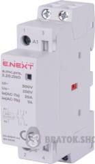 Модульний контактор e.mc.pro.2.20.2NO, 2р, 20А, 2NO, 220В