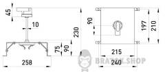 Поворотна рукоятка e.industrial.ukm.630-800.CS