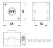 Кнопковий пост e.cs.stand.xal.d.117, stop s006010 у Києві