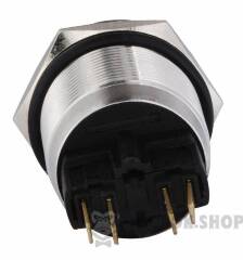 TYJ 22-321 Кнопка металева звиступом з фікс., 1NO+1NC.