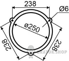 Дзвоник EBL-2502 (250 мм)