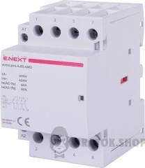Модульний контактор e.mc.pro.4.63.4NO, 4р, 63А, 4NO, 220В