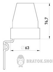 Сутінкове реле e.sensor.light-control.302.white(білий), 10А, IP44