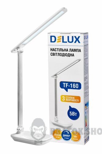 Настольная лампа LED 5 Вт 6000К DELUX TF-160 белый в Сумах