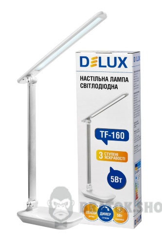 Настільна лампа світлодіодна LED 5W 6000К DELUX TF-160 (90015754) у Сумах