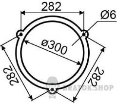 Дзвоник EBL-3002 (300 мм)