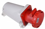 Розетка-гнездо силовая стационарная ГC 63A/5 400V 3P+N+PE (135) АСКО-Укрем A0080040008 красный