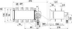 Переключатель нагрузки e.industrial.lbs.1-0-2.3.160, 3P, 160А i089007 в Киеве