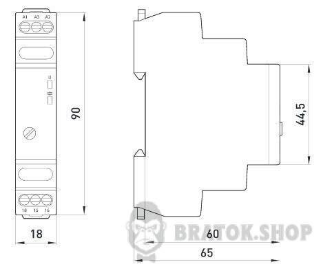 Реле задержки времени на включение 0,3-30сек e.control.t15 i0310027 в Киеве