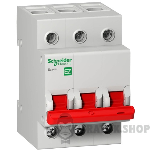 Рубильник выключатель нагрузки І-О 3P 100А Schneider Electric Easy9 (EZ9S16391)