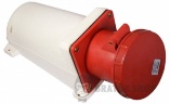 Розетка-гнездо силовая стационарная ГC125A/4 400V 3P+PE (144) АСКО-Укрем A0080040010 красный
