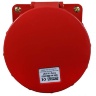 Розетка-гнездо силовая стационарная ГC125A/5 400V 3P+N+PE (145) АСКО-Укрем A0080040011 красный