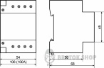 Контактор модульний 4P 40A 4NO АСКО-Укрем MK-N A0040030033