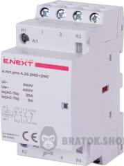 Модульний контактор e.mc.pro.4.25.2NO+2NC, 4р, 25А, 2NO+2NC, 220В