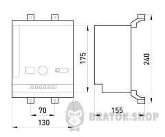 Мотор-редуктор e.industrial.ukm.630-800.MDX.220, 220В