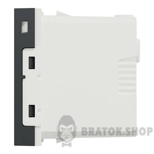 USB, New Unica, 1 модуль, тип A+C, 12 Вт, антрацит NU301654 в Киеве