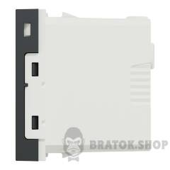 USB, New Unica, 1 модуль, тип A+C, 12 Вт, антрацит