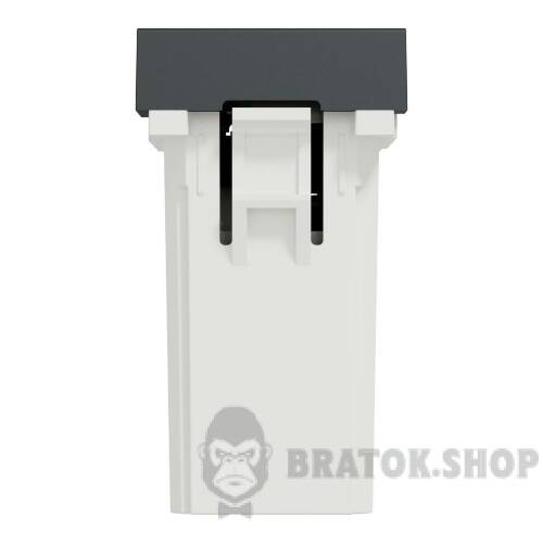 USB, New Unica, 1 модуль, тип A+C, 12 Вт, антрацит NU301654 в Киеве