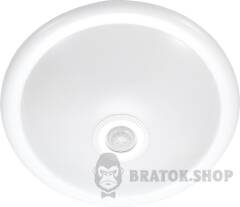 Світильник стельовий з датчиком руху e.sensor.lum.78.e27.white(білий) 360°, IP20
