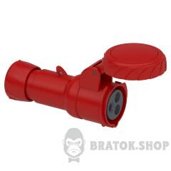 КАБ.РОЗЕТКА PRATIKA, КОНЕКТОР 16A IP67