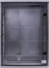 Корпус удароміцний з АБС-пластика e.plbox.500.700.245.tr, 500х700х245мм, IP65 з прозорими дверцятами