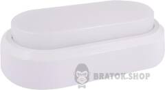 Світильник світлодіодний вологозахищений e.LED.oval.12.4500.white, 12Вт, 4500К, IP54, білий