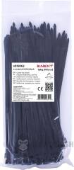 Кабельна стяжка e.ct.stand.400.8.black (100шт), чорна