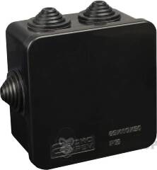 Розподільча коробка серії UAtmo Jet Black 85*85*50 (уп. 20шт)
