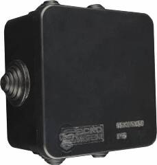 Розподільча коробка серії UAtmo Jet Black 85*85*50 (уп. 20шт)