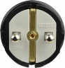 Вилка каучуковая прямая Schuko 16A 220V 2P+PE удлиненная АСКО-Укрем A0250010002 черный