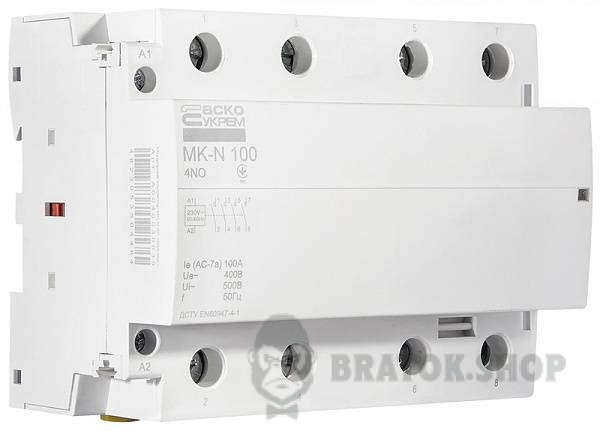 Контактор модульний 4P 100A 4NO АСКО-Укрем MK-N A0040030039