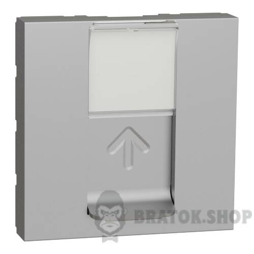 RJ45 накладка 2 модуль алюміній NU941130