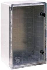 Корпус удароміцний з АБС-пластика e.plbox.600.800.260.tr, 600х800х260мм, IP65 з прозорими дверцятами