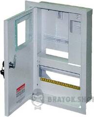 Корпус e.mbox.stand.w.f1.10.z металлический, под 1-ф. счетчик, 10 встраиваемый мод. с замком