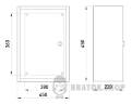 Бокс монтажный навесной БМ-45+П (450х450х220) IP54 БМ-45+П в Киеве