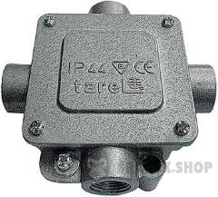 Коробка распределительная металлическая Р21/4, IP 44, 380 B, 5*10