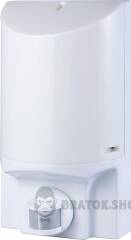 Светильник настенный с датчиком движения e.sensor.lum.52.e27.white(белый) 180°, IP44