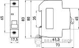 Модульный автоматический выключатель e.mcb.stand.45.1.C20, 1р, 20А, C, 4,5 кА s002009 в Киеве