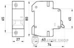 Модульный автоматический выключатель e.mcb.pro.60.1.K 125 new, 1р, 125А, K, 6кА new p0430004 в Киеве