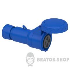КАБ.РОЗЕТКА PRATIKA, КОНЕКТОР 16A IP67