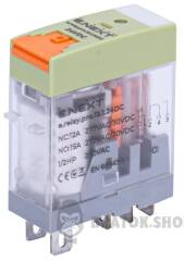 Реле проміжне e.relay.pro.12.1.24DC, 12А, 1 група контактів, котушка 24В DC