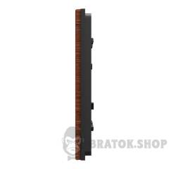 Рамка 2-постова Unica Deco Material, теракотовий