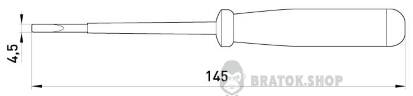 Індикатор e.tool.test03  155х4,5 прямий шліц АС100-500В t001103 у Києві