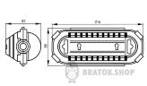 Водонепроницаемый бокс e.box.fsh.01, IP44 s042200 в Сумах
