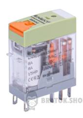 Реле проміжне e.relay.pro.8.2.230AC, 8А, 2 групи контактів, котушка 230В АC