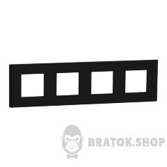 Рамка 4-постова Unica Deco Material, каучук