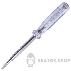 Індикатор-викрутка e.tool.test05 165х4,5 прямий шліц АС100-500В